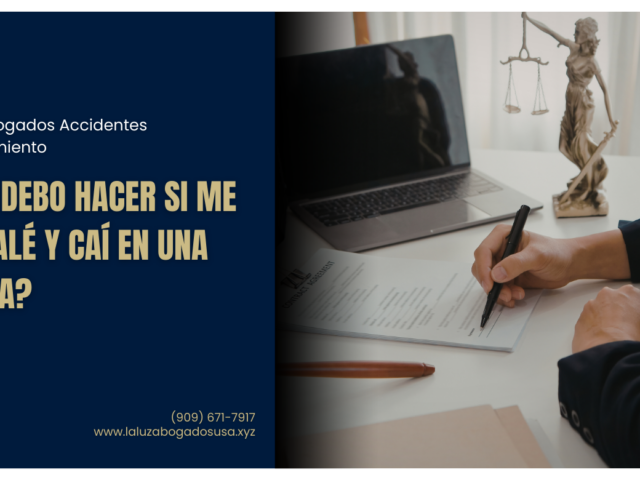 ¿Qué debo hacer si me resbalé y caí en una tienda?