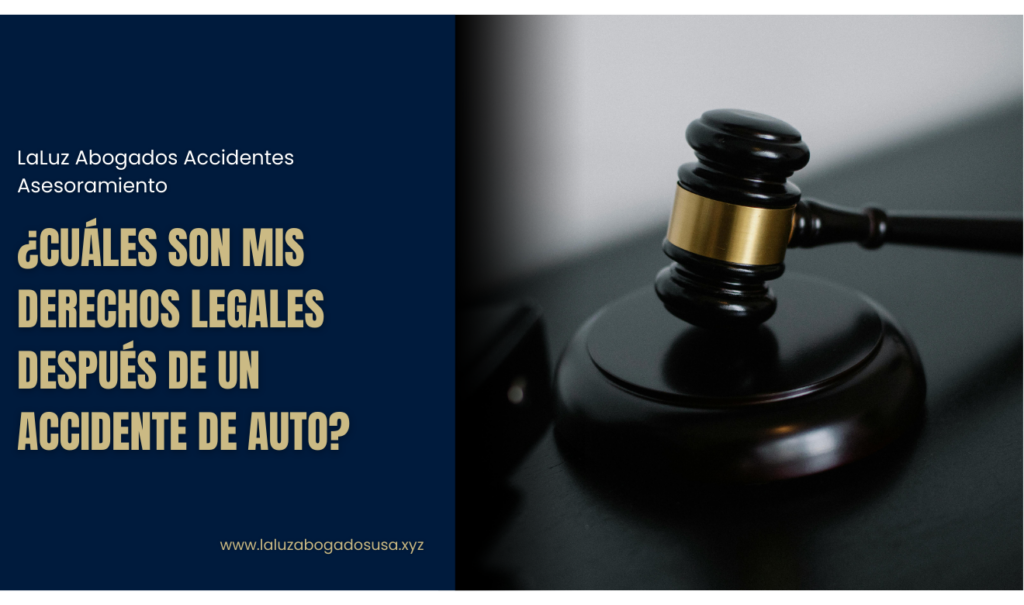 derechos después de un accidente de auto