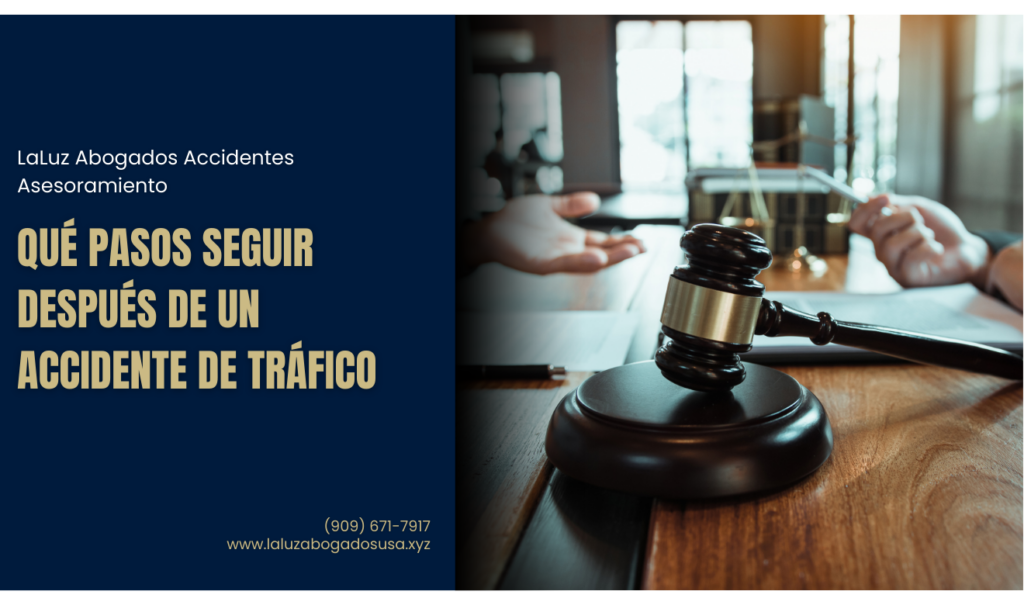 qué hacer después de un accidente