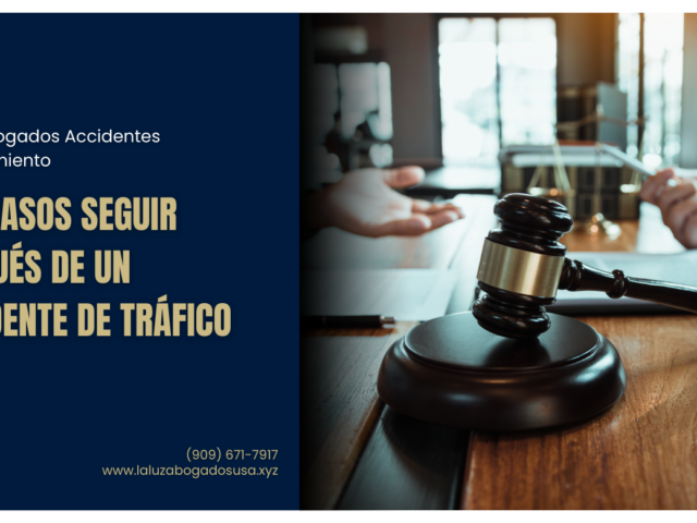 Qué pasos seguir después de un accidente de tráfico